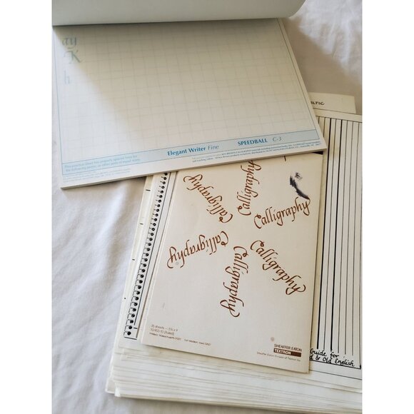 Ken Brown Calligraphy Practice Pad 8.5x11" With Additional Styles On More Sheets - Picture 5 of 7